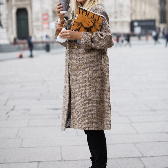 Designer Wool-Blend Coat - Picture 5 of 11